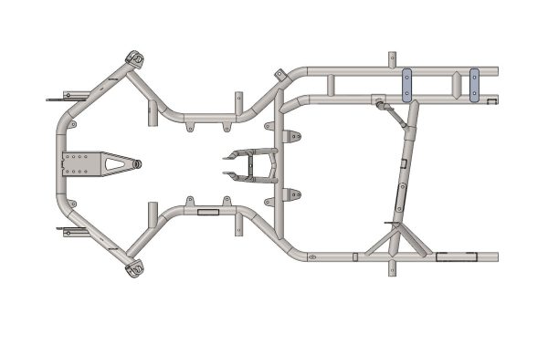 DD2 frame Invader rood
