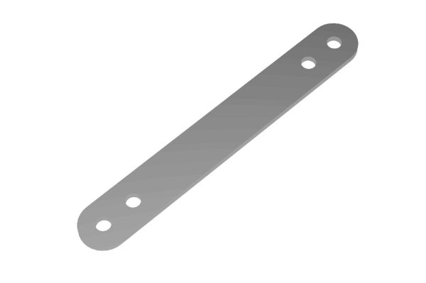 Front spoiler steun onder mini Dynamica EVO
