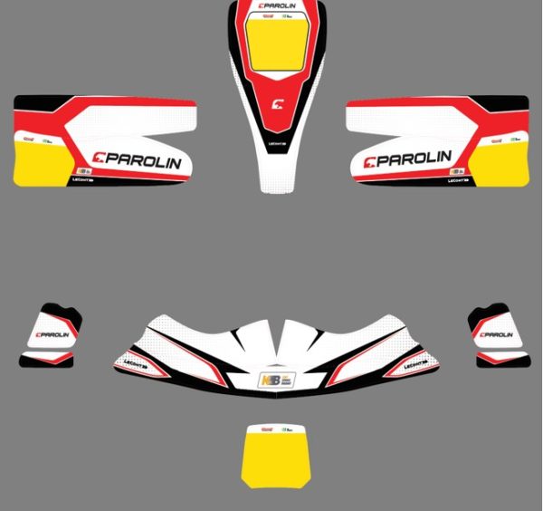 Parolin Rocky sticker set